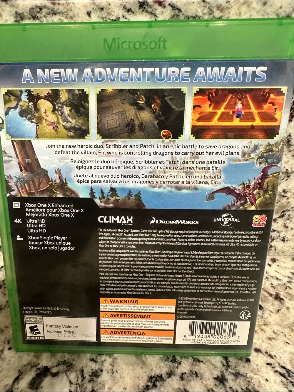 Dreamworks official xbox
